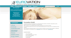Desktop Screenshot of eurovation.de
